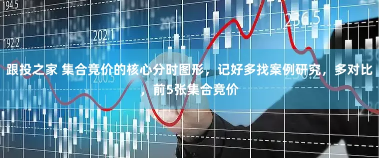 跟投之家 集合竞价的核心分时图形,记好多找案例研究,多对比,前5张集合竞价