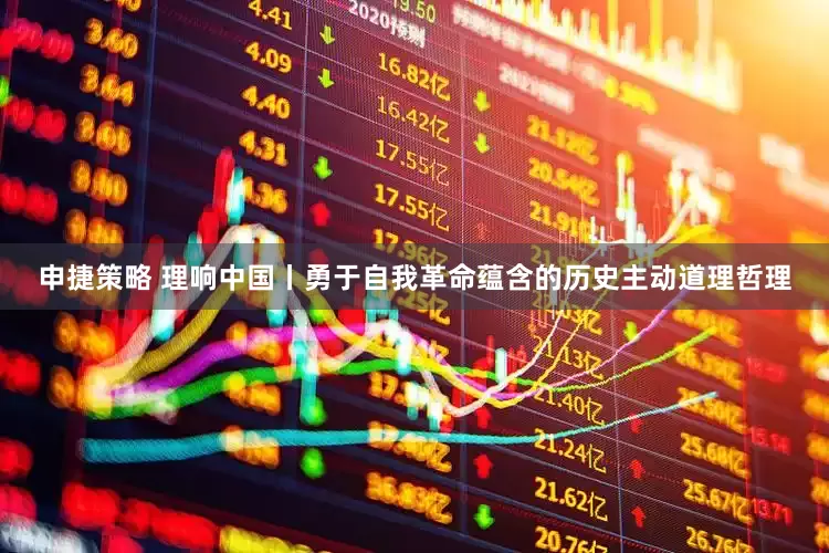 申捷策略 理响中国丨勇于自我革命蕴含的历史主动道理哲理